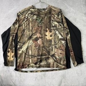 Mossy Oak BreakUp Infinity Camo Long Sleeve Shirt 2XL 2XG Mens Hunting Outdoor